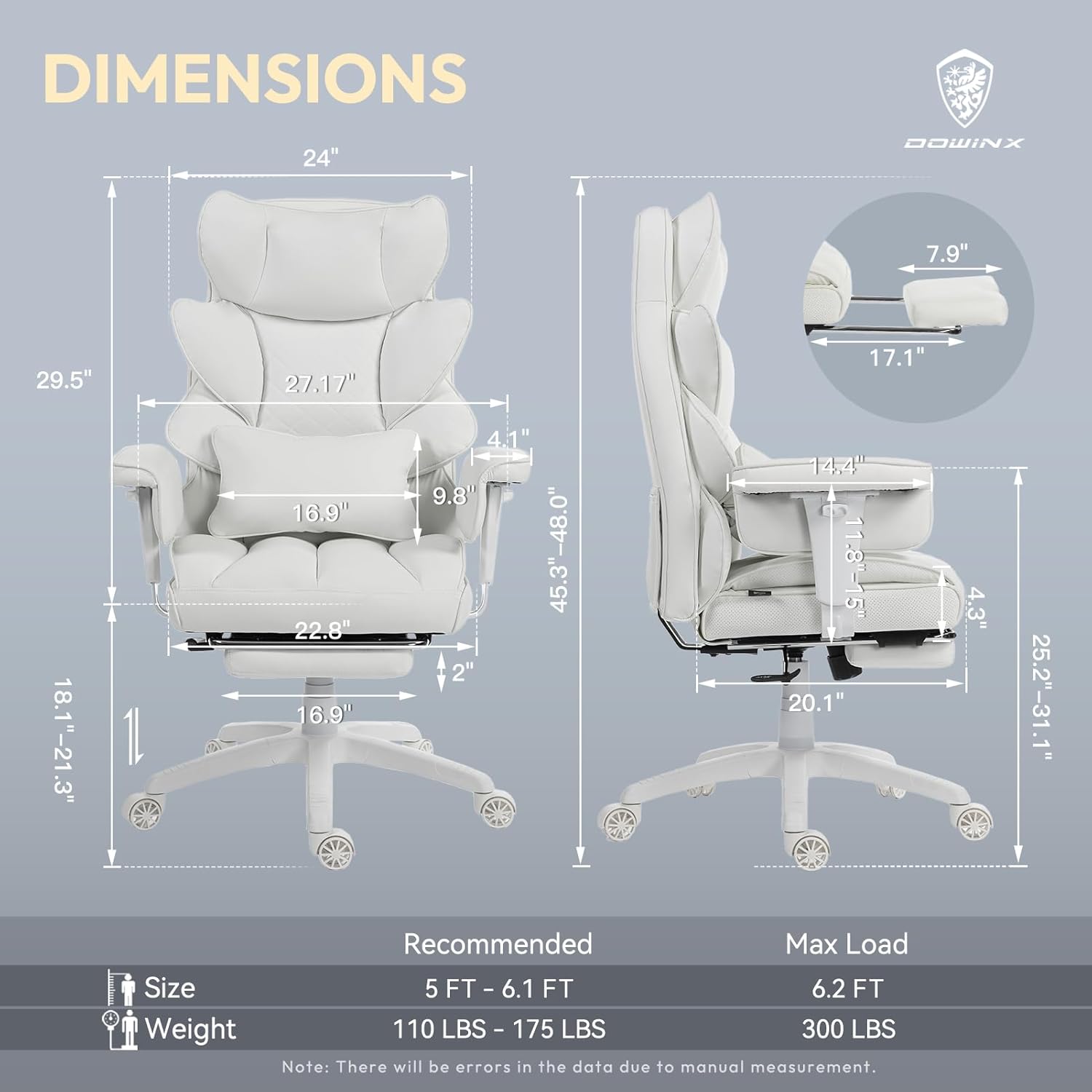 dowinx big and tall office chair with pocket spring cushion,high back computer dowinx big and tall office chair with pocket spring cushion,high back computer