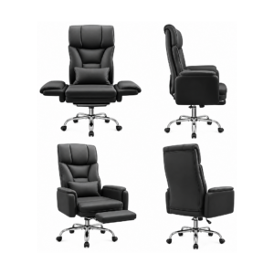 felixking big and tall office chair, 400lbs wide leather executive chair, reversible