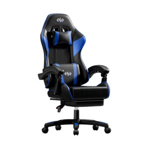 hldirect gaming chair, ergonomic computer office chair with lumbar support footrest headrest,